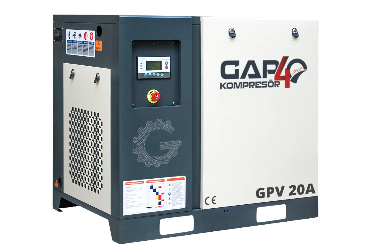 20 Hp 1000 lt Vidalı Hava Kompresörü