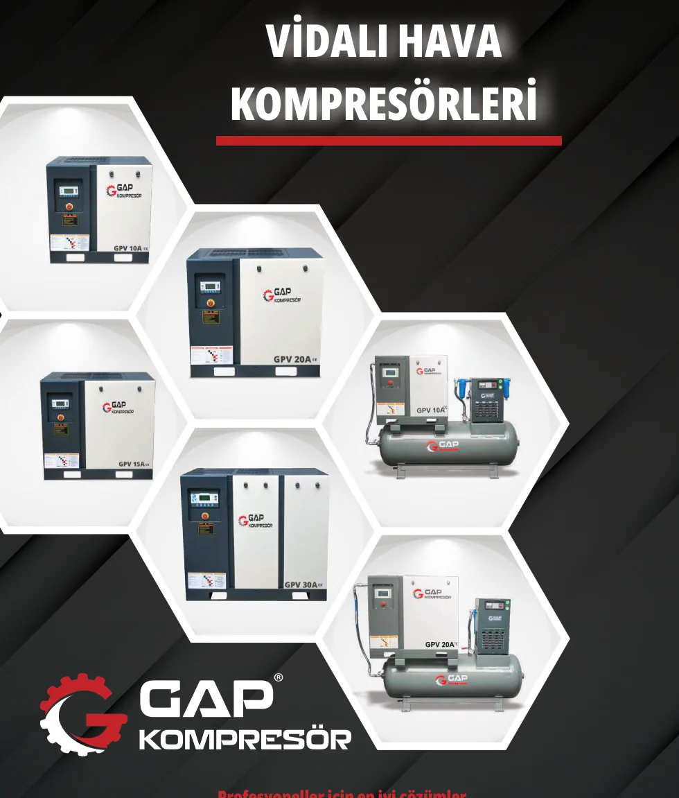 Vidalı Hava Kompresörleri